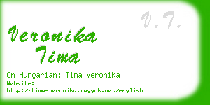 veronika tima business card